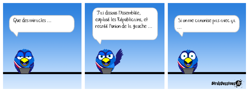 UNE SEMAINE FOLLE EN POLITIQUE ...