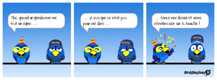 Même si c'est une mignonne gendarmette !