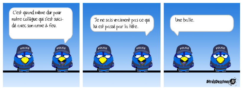 Humour noir.