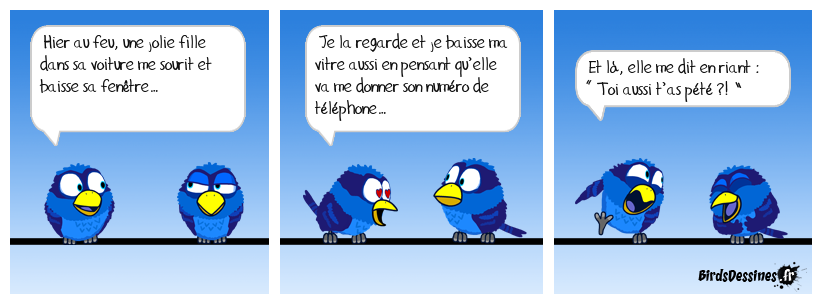 La bonne blague…