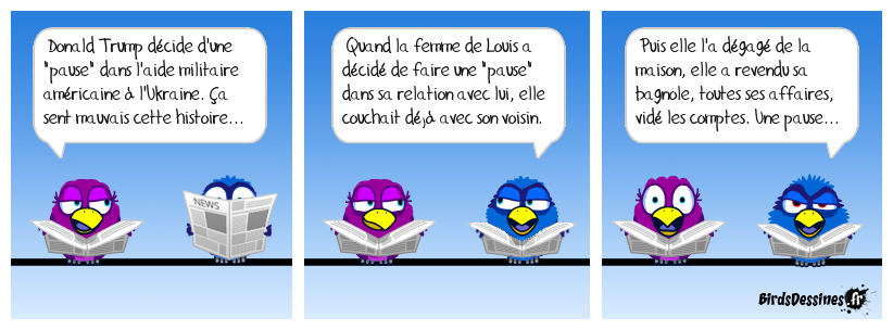 La définition d'une pause...