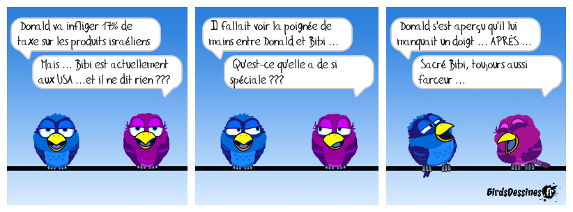 Quand Bibi rencontre Donald ...