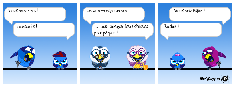 Pépé ... enfoiré ... t'as  pas 100 balles  !