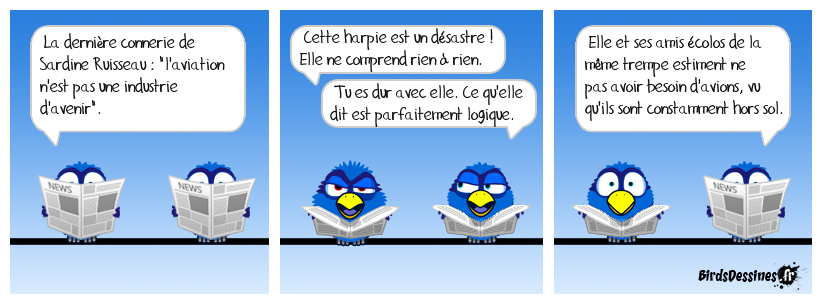 Faudrait peut-être qu'elle atterrisse ?